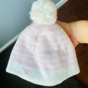 Armani baby girl hat 0-6 months